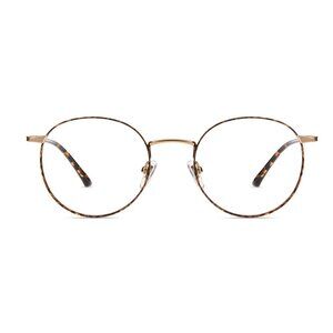 Stylish Dark Tortoise Blue Light Glasses | 50-20-138